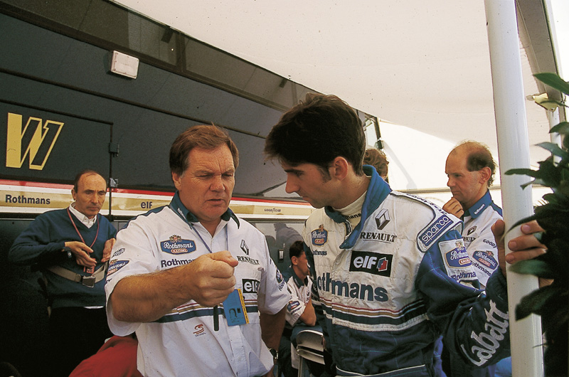 Gp Italia F1 1995, Monza: Hill, Williams, Head, Newey | foto: Andrea Gallazzi