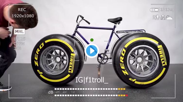 F1 Come Costruire Una Bicicletta Con Pneumatici Pirelli Video