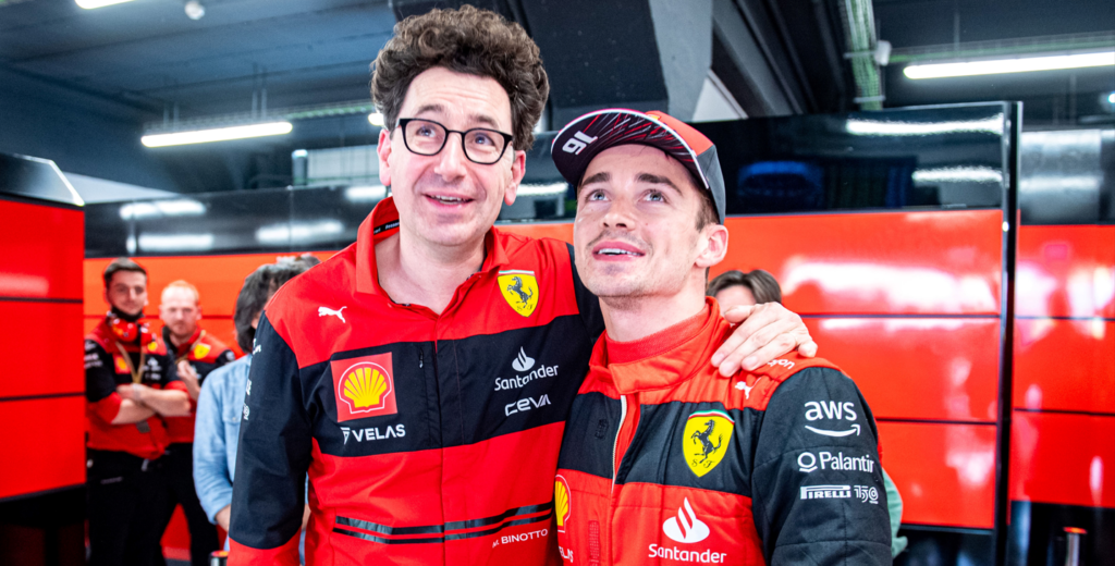 Binotto e Leclerc, Ferrari F1