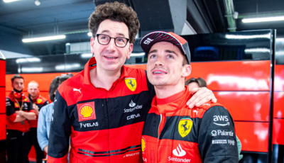 Binotto e Leclerc, Ferrari F1