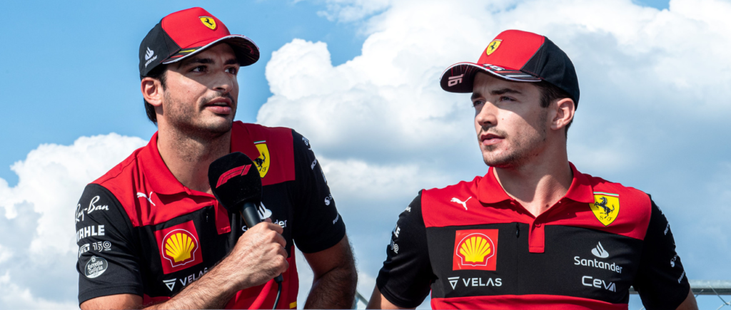 Leclerc y Sainz, Ferrari