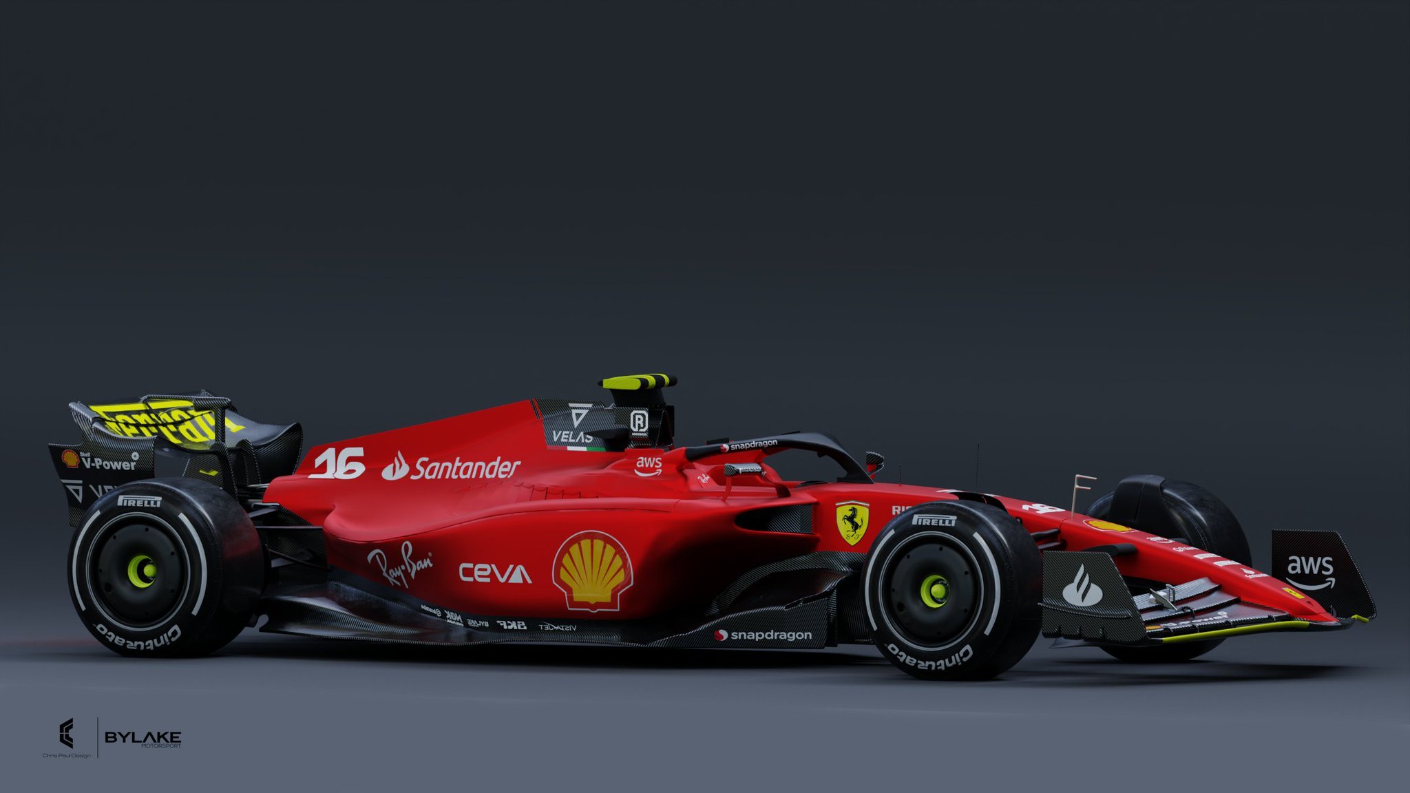 Ferrari F1 2023 Concepts - by Chris Paul Design (@ChrisPaulDesig1)