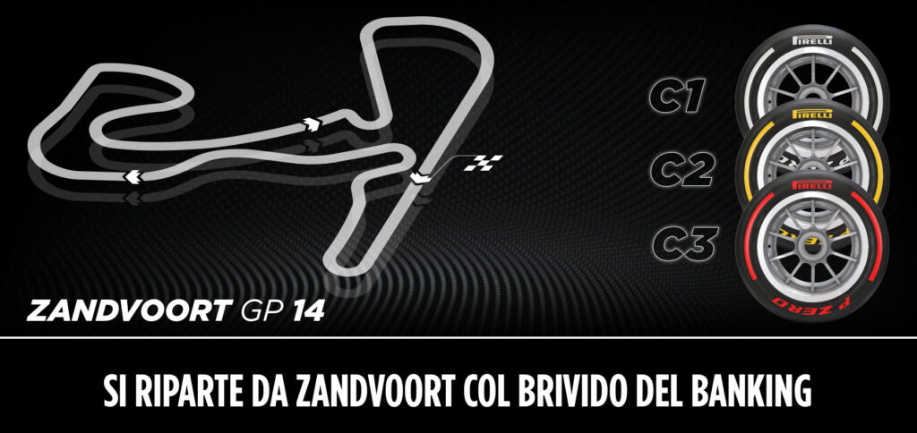 Pirelli, le mescole per il Gp d'Olanda F1 2023