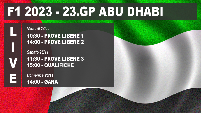 Diretta Gp Abu Dhabi F1