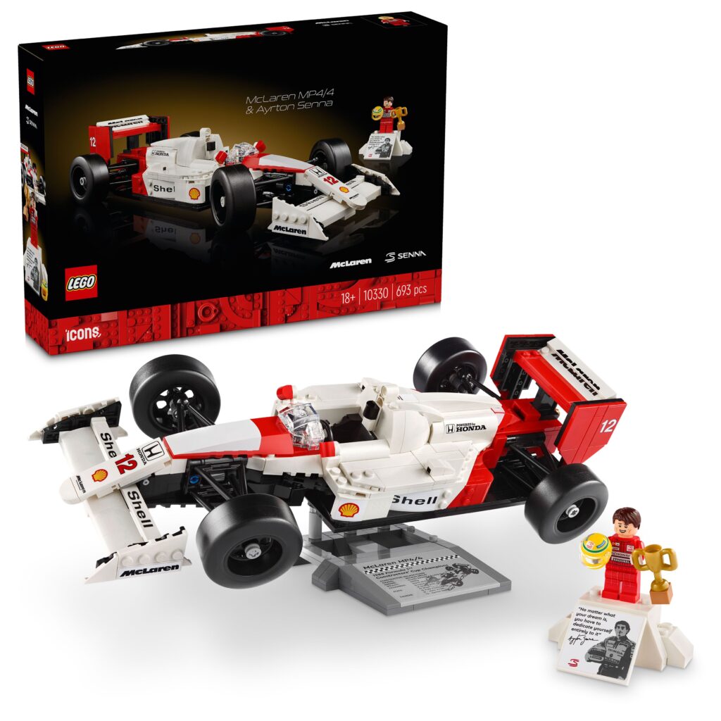 Lego Formula 1: McLaren MP4/4 & Ayrton Senna | LEGO® Icons