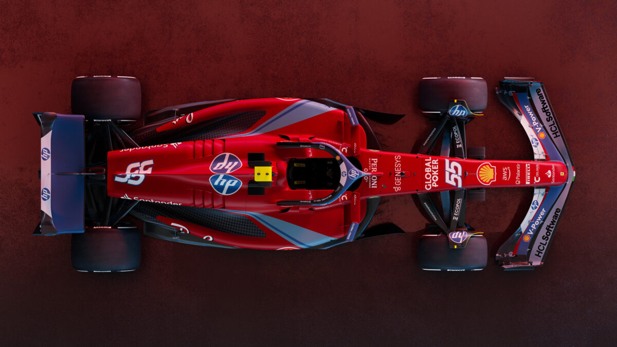 La Ferrari SF-24, nella nuova livrea azzurra per Miami [ FOTO ]