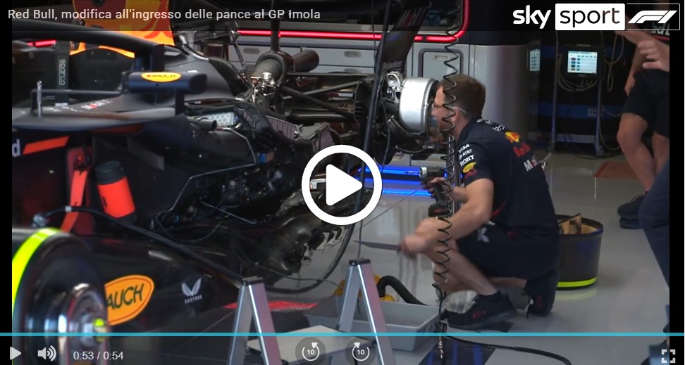 F1, Red Bull porta a Imola importanti novità alle pance [ VIDEO ]