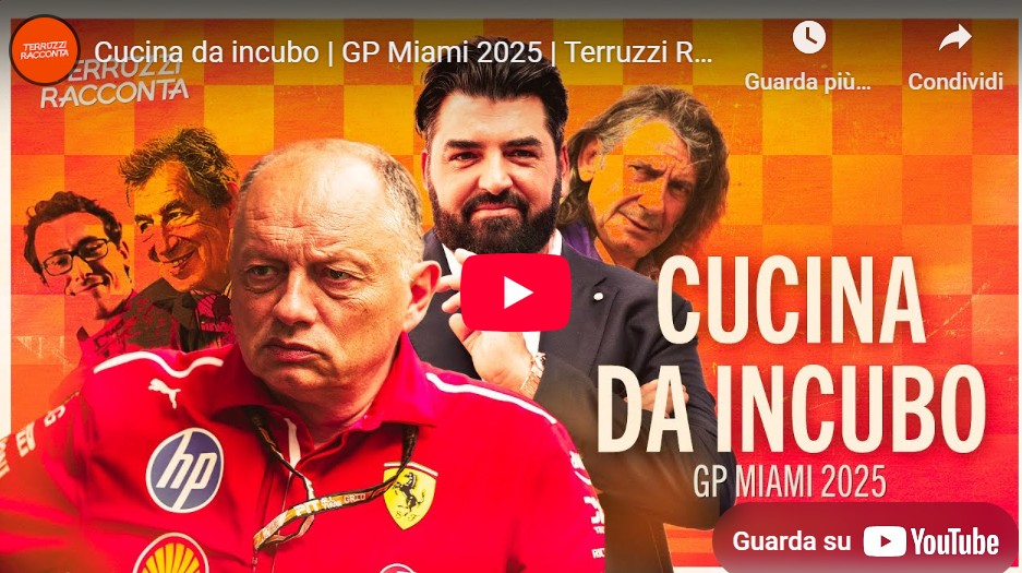 Terruzzi racconta, Gp Miami F1 2025: cucina da incubo [ VIDEO ]